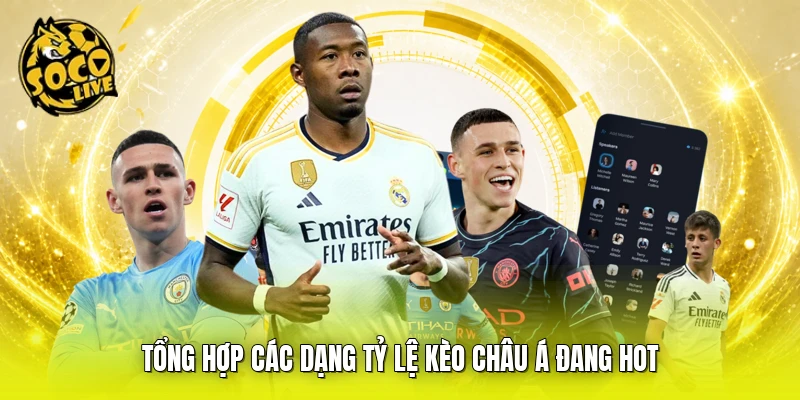 Tổng hợp các dạng tỷ lệ kèo Châu Á đang hot